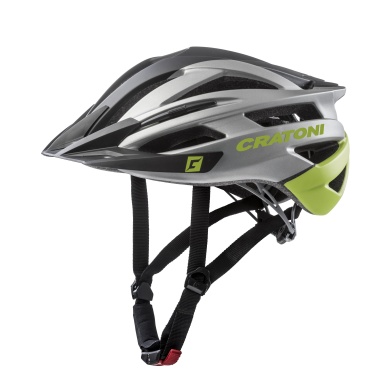 Cratoni Bike Helmet Agravic matt anthracite grey/lime